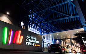 outside of National Convention Centre